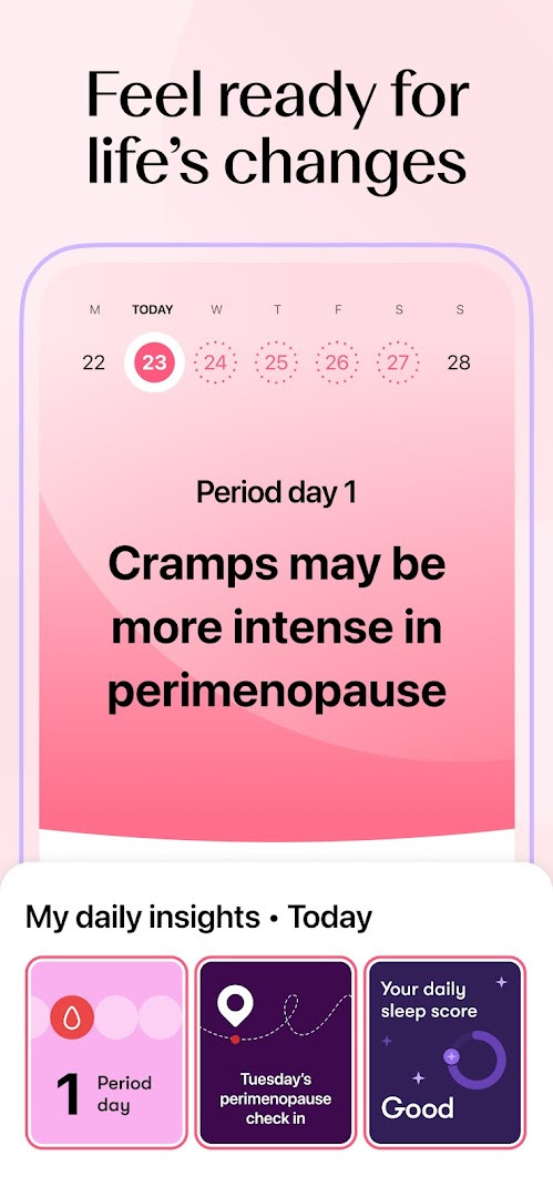 Pregnancy tracker screen with week-by-week updates on baby development