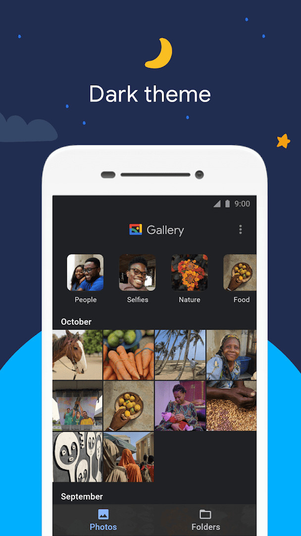 Video playback screen with playback controls and movie thumbnails
