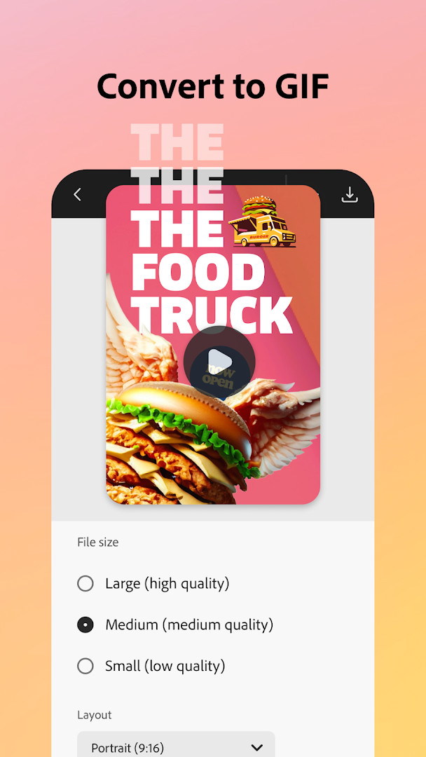 Adobe Express: AI Photo, Video caption and reframe tools for social