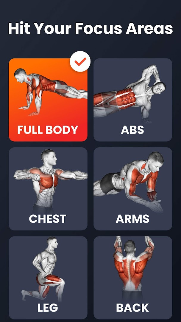Home Workout - No Equipment exercise demonstration with video guidance