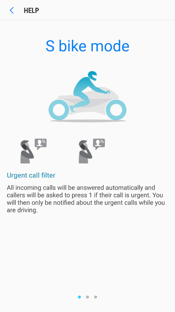 S bike mode motion lock safety feature