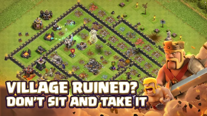 Clash of Clans clan chat and clan management interface.