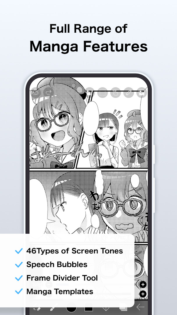 ibis Paint X gallery screen showing recent artworks and projects