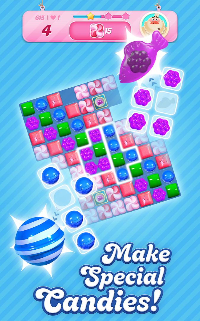 A game over screen showing a high score and stars earned from a level.