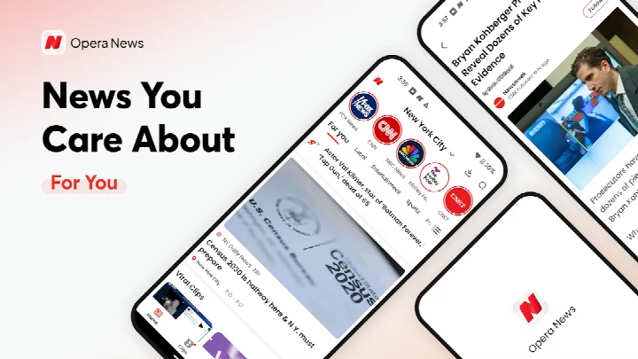 Opera News: breaking & local home feed showing breaking headlines and top stories