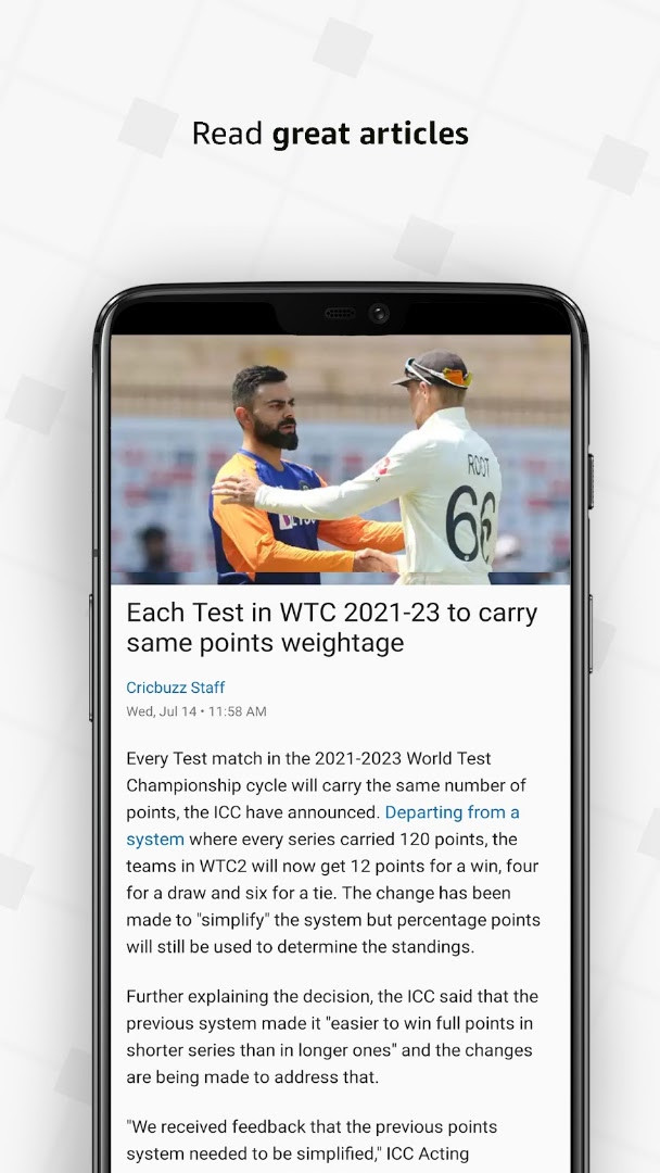 Cricbuzz latest cricket news and editorials screen