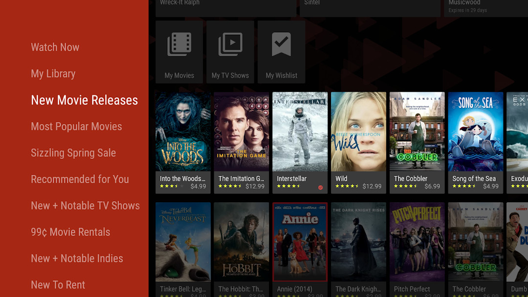 Google TV keyboard input for typing search terms on your TV device.