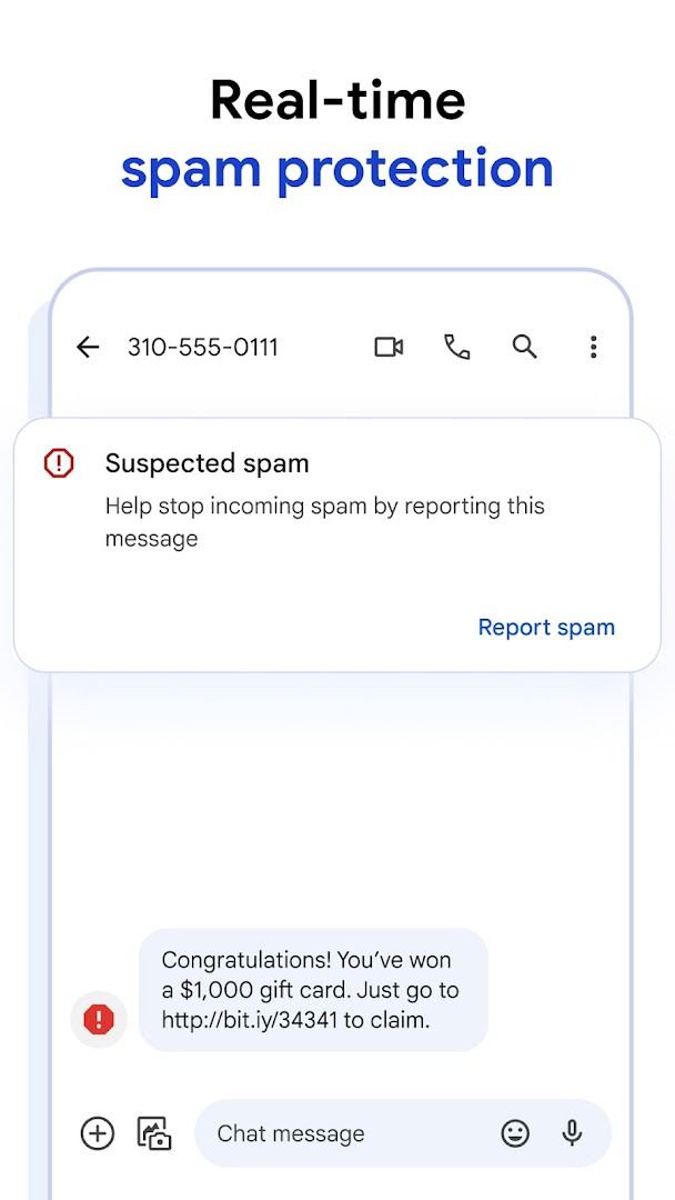 Google Messages group chat with several participants and typing indicators