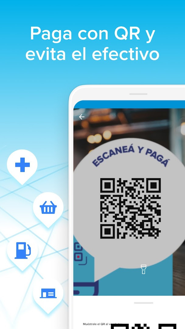 Mercado Pago app displaying virtual card details for online shopping