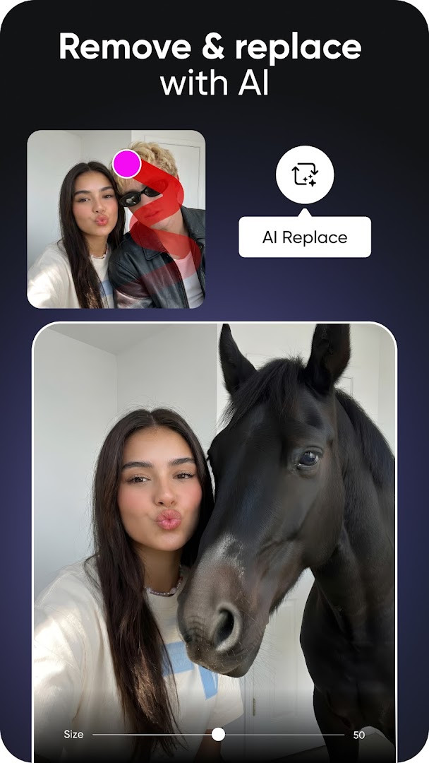Collage maker with customizable grid and freestyle layouts for multiple photos