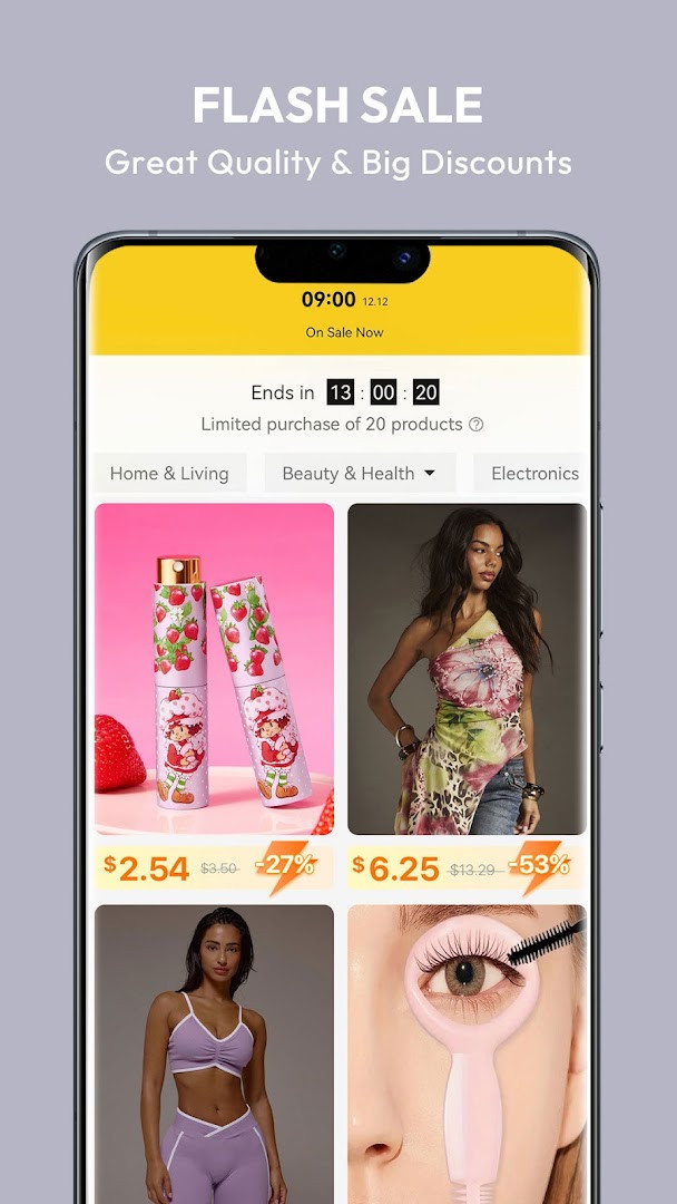 SHEIN-Shopping Online Afterpay screen for paying in four interest-free installments