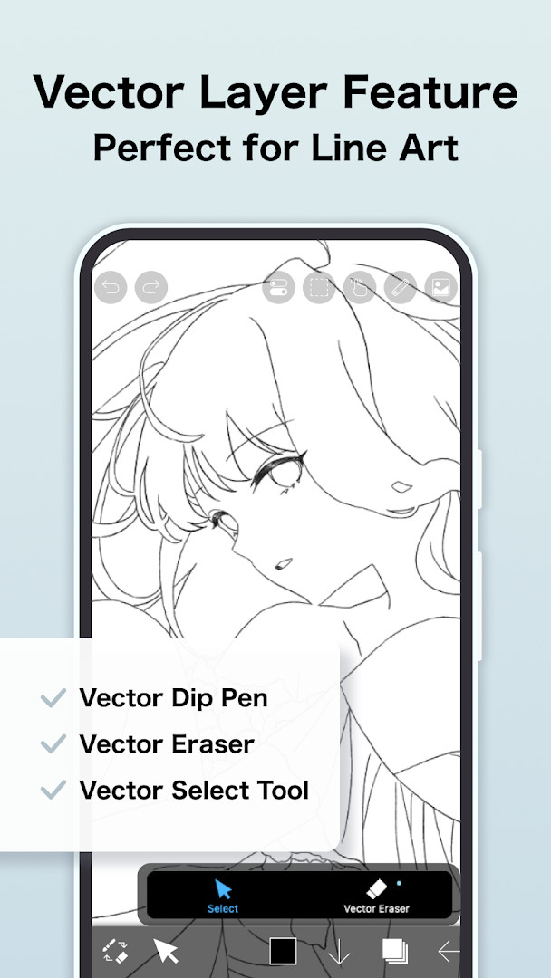 ibis Paint X animation timeline with frames and onion skin view