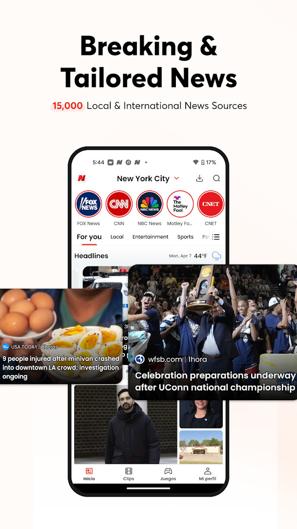 Opera News: breaking & local personalized feed with topics like politics, crypto and sports