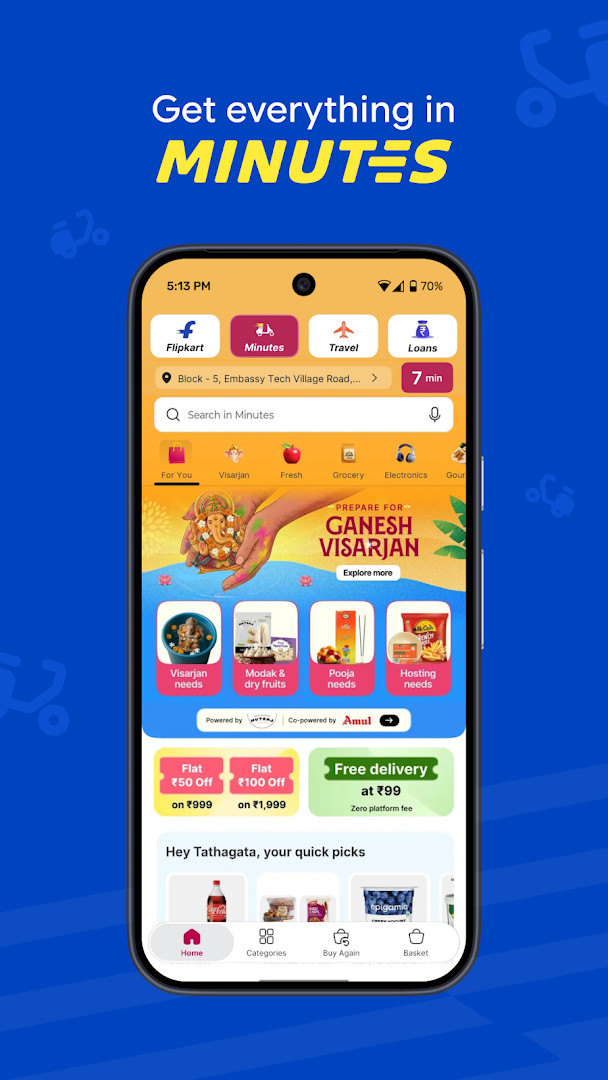 Spoyl section in Flipkart Online Shopping App showing genderless Gen-Z fashion drops