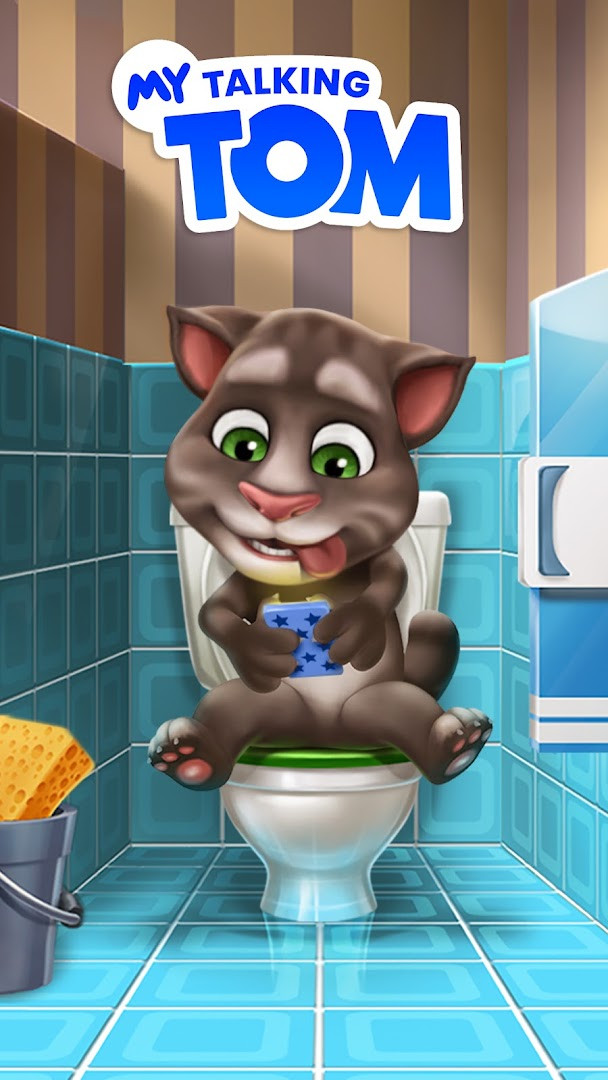 Filling a photo album with memories of Talking Tom