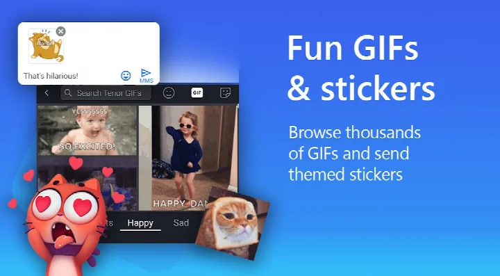 Microsoft SwiftKey AI Keyboard AI image and meme creation tool for unique content