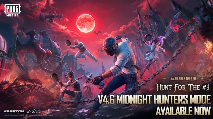 Game lobby screen with event banners and start battle button