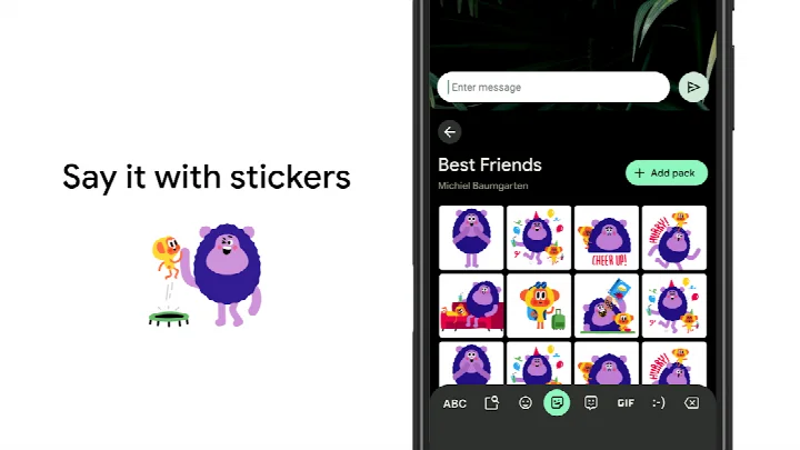 Gboard emoji search results