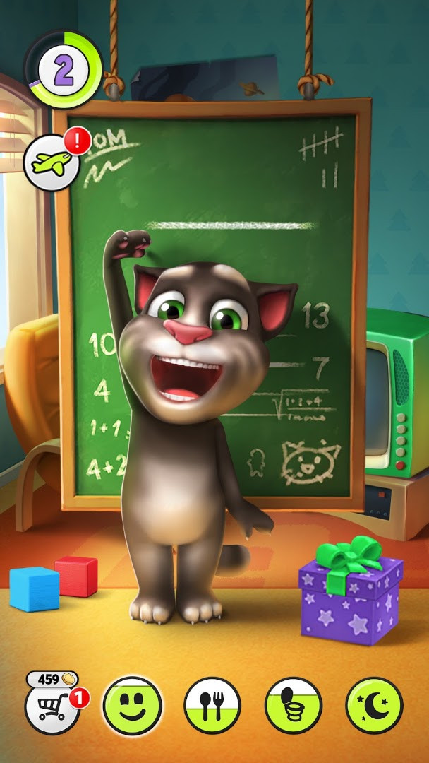 Playing a mini game with action and adventure inside the app