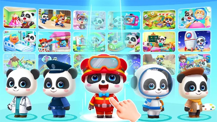Baby Panda World offline zone with downloadable content