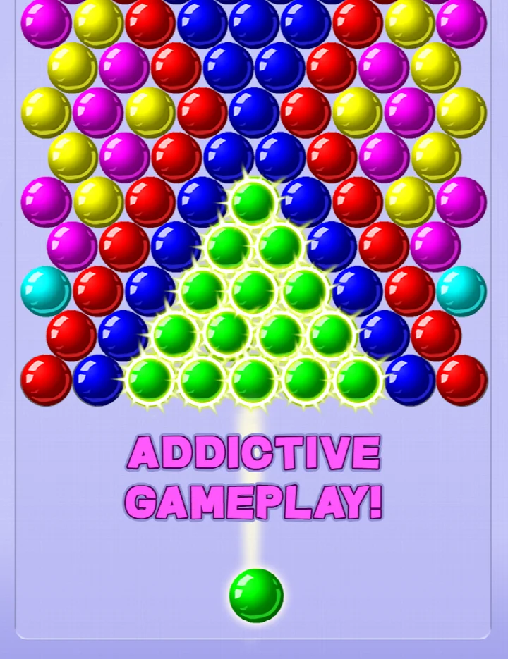 Bubble Shooter - Classic Pop fireball unlocked after popping 7 bubbles