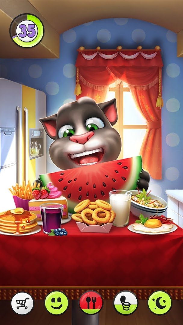 Dressing Talking Tom in new fashion outfits and accessories