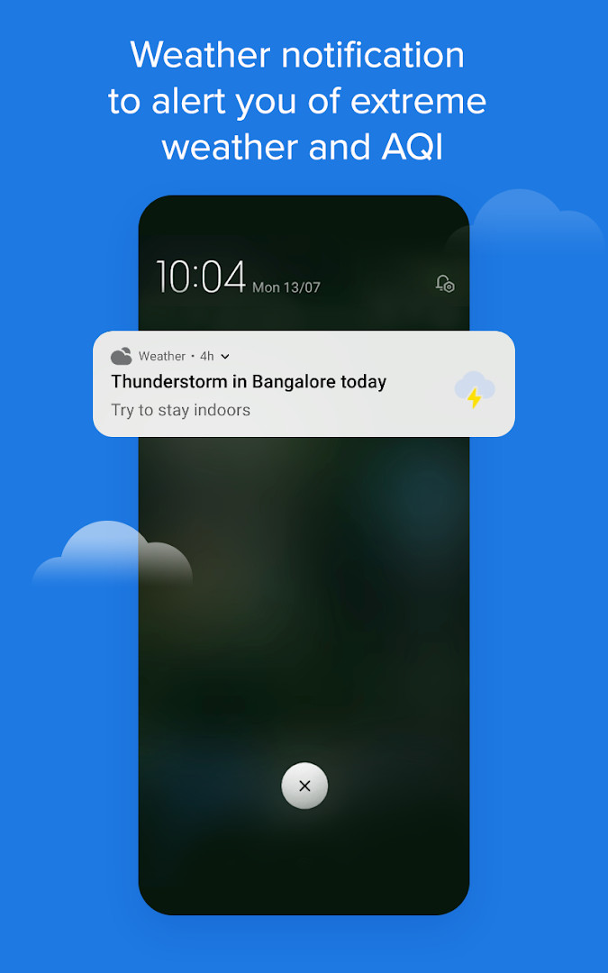 Weather - By Xiaomi home screen widget displaying key weather information