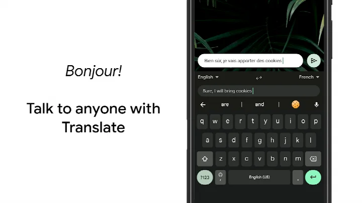 Gboard GIF search and share screen