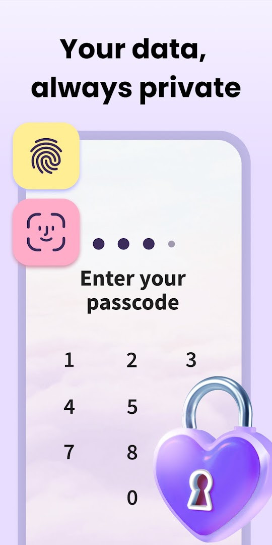 Period Calendar Period Tracker pregnancy mode showing weekly baby size updates